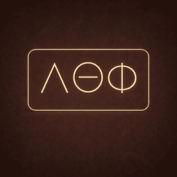 Lambda Theta Phi ΛΘΦ LED Neon Sign Celebrating Brotherhood and Unity