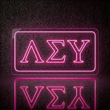 Lambda Sigma Upsilon ΛΣΥ LED Neon Sign Celebrating Brotherhood and Culture