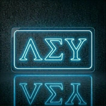 Lambda Sigma Upsilon ΛΣΥ LED Neon Sign Celebrating Brotherhood and Culture