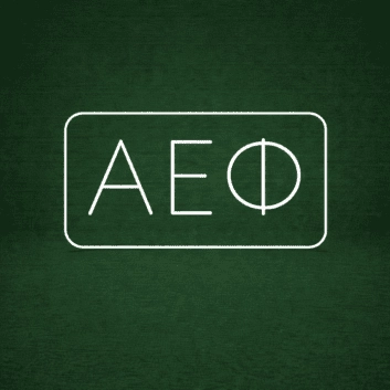 Alpha Epsilon Phi ΑΕΦ LED Neon Sign Celebrating Sisterhood and Empowerment