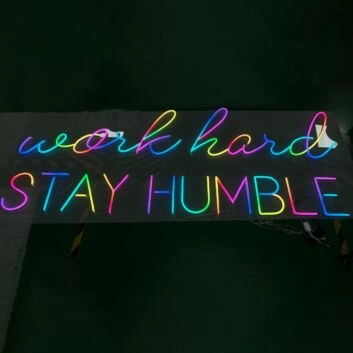 Work Hard Stay Humble LED Neon Sign