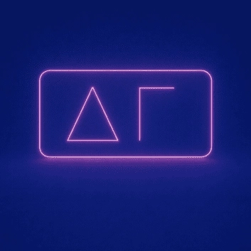 Delta Gamma ΔΓ LED Neon Sign Celebrating Sisterhood and Service