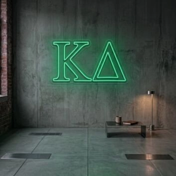 Kappa Delta ΚΔ LED Neon Sign Celebrating Sisterhood and Friendship