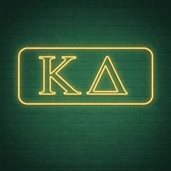 Kappa Delta ΚΔ LED Neon Sign Celebrating Sisterhood and Friendship