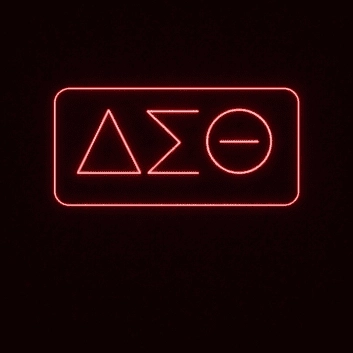 Delta Sigma Theta ΔΣΘ LED Neon Sign Celebrating Sisterhood and Service