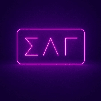 Sigma Lambda Gamma ΣΛΓ LED Neon Sign Celebrating Sisterhood and Community