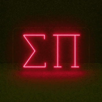 Sigma Nu ΣΝ LED Neon Sign Celebrating Brotherhood and Honor