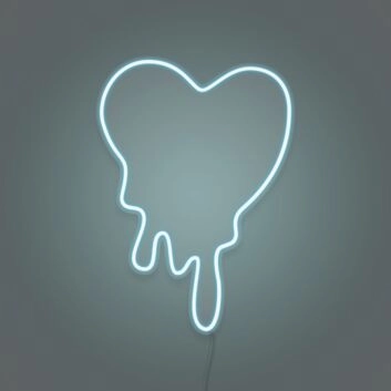 Melting Heart Custom Neon Lights