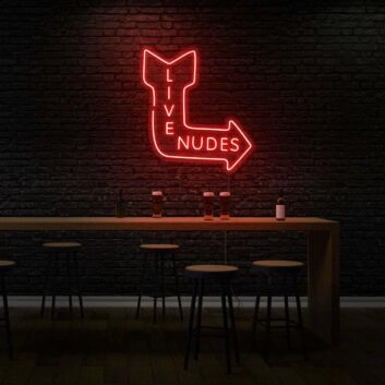 Live Nudes LED Neon Sign