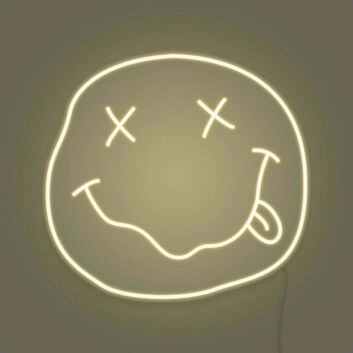 Knocked Out Emoji LED Neon Sign