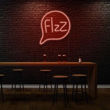 Fizz LED neon sign