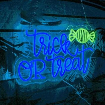 Halloween Trick or Treat Decorative Neon Lights