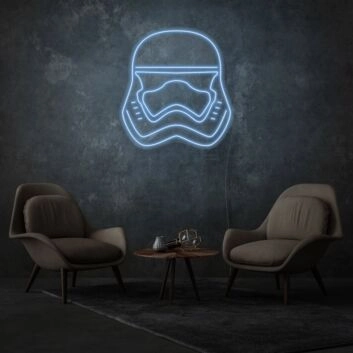 Stormtrooper's Head LED Neon Sign