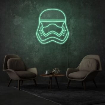 Stormtrooper&#039;s Head LED Neon Sign