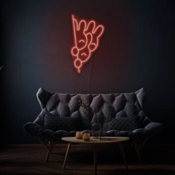 Peeking Bunny LED Neon Sign