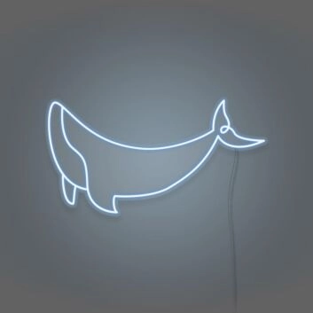 Whale LED Neon Sign