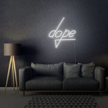 Dope Lettering Neon Cool and Trendy Vibes