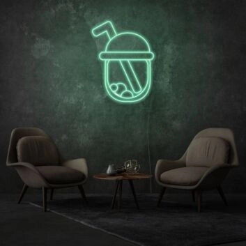 Cocktail Cup Neon Celebration and Cheers