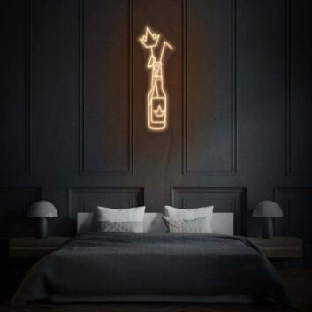 Corona Beer Neon Sign Relaxing Vibes in a Bottle