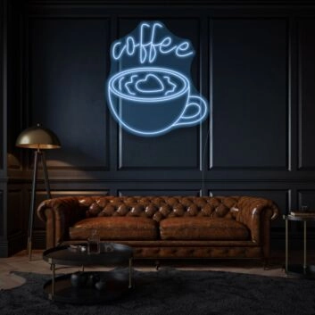 Customize Coffee Mug Neon Essential Morning Ritual