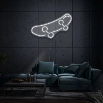 Skateboard Neon Symbol of Youth and Rebellion