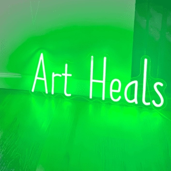 Neon Sign Art Heals