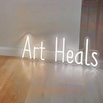 Neon Sign Art Heals