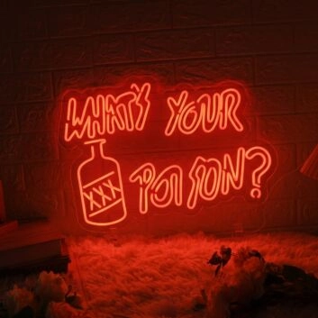 What's Your Poison? Drink Bar Neon