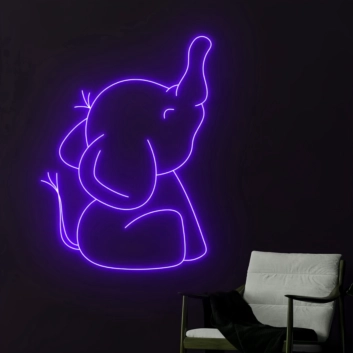 Baby Elephant Neon Signs