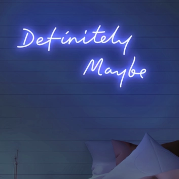 Room “Definitely Maybe” Neon Sign