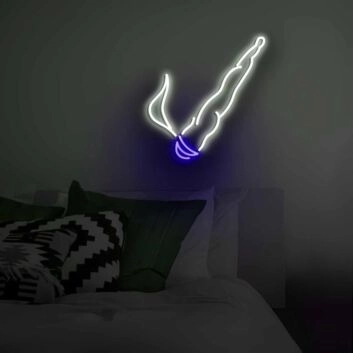 Lit Cigarette  Neon Sign