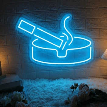 Flicking Ash  Neon Sign