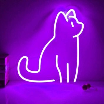 Adorable Cat Neon Sign