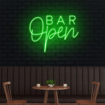 Bar Open Welcom Led Neon Sign Light