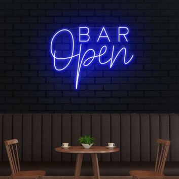 Bar Open Welcom Led Neon Sign Light