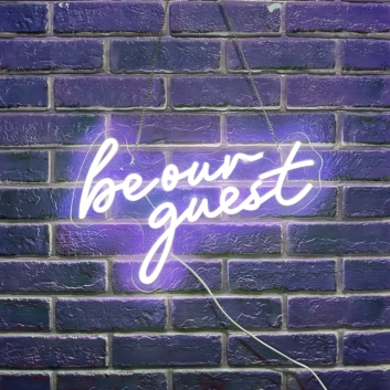 Be Our Guest Neon Sign