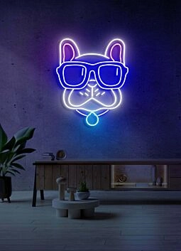 Bulldog Neon Sign Canine Courage and Loyalty in Light
