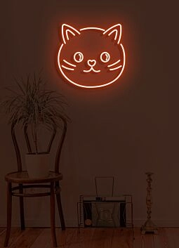 Cat Neon Whimsical Charm for Feline Lovers