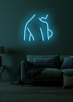 Lady LED Neon Elegance and Feminine Charm in Luminous Display