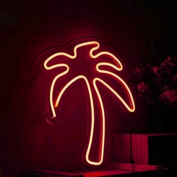 Palm Neon Tropical Escape in Radiant Light