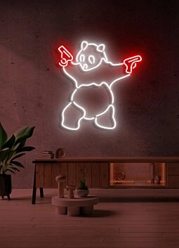 Panda Neon Adorable Glow for Wildlife Lovers