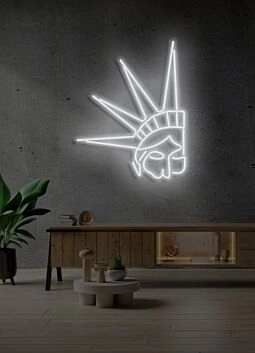 Crown Neon Regal Elegance in Luminous Form