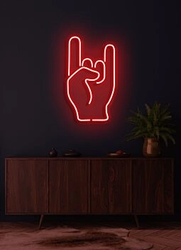 Rock n&#039; roll Neon Tribute to the Spirit of Rock Music
