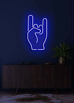 Rock n' roll Neon Tribute to the Spirit of Rock Music