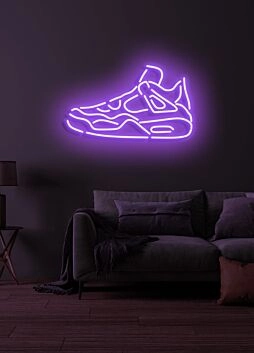 Sneaker Stylish Neon Tribute to Sneaker Culture