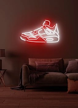 Sneaker Stylish Neon Tribute to Sneaker Culture