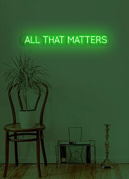 All that matters Neon Reflecting on What&#039;s Truly Important in Life