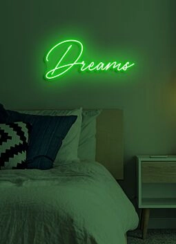 Dreams Neon Whimsical Light Inspiring Hope and Imagination