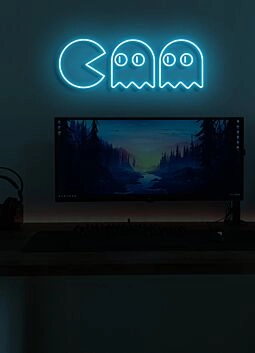 Packman Neon Flashback to Classic Gaming