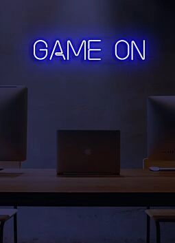 Game on Neon Ready for Challenge and Excitement